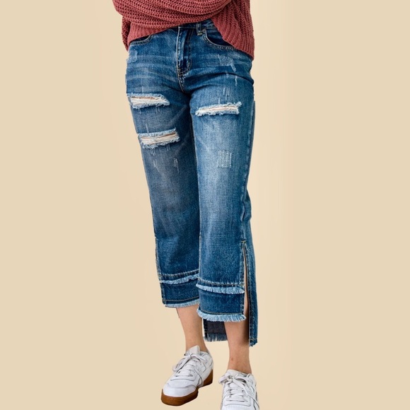 Current Air Distressed Jeans - Picture 2 of 8